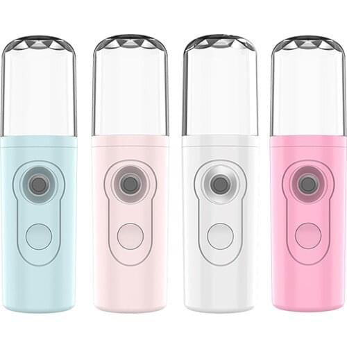 Facial Steamer Nano Steamer Handy Mister Facial Mist Spray Moisture Face Sprayer Rechargeable Mini USB Charging Facial Spa