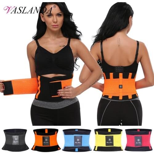 Women Waist Trimmer Belt Body Shaper Abdominal Trainer Weight Loss Fat Burning Corset Fitness Fajas Shapewear Modeling Straps