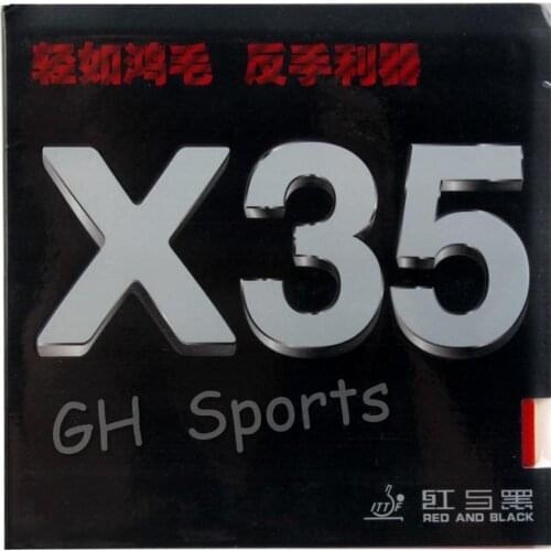 SUNFLEX X35 (Super Light, for backhand) Table Tennis Rubber Ping Pong Sponge