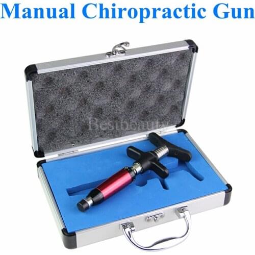 Manual Chiropractic Gun 6 Levels Chiropractic Adjusting Stainless Steel Tool Spine Back Health Care Top Quality Instrument