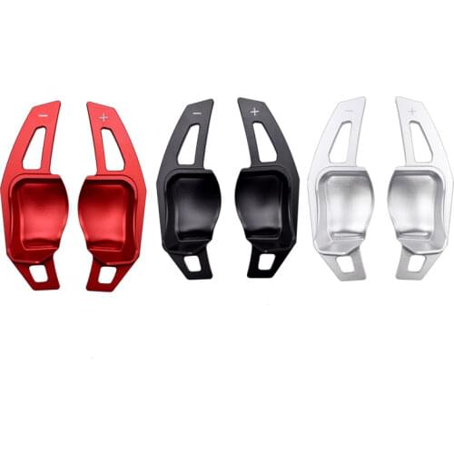 SK CUSTOM Car Accessories Aluminum alloy steering wheel paddle shifter for VW volkswagen GOLF 6 GTI R20 R36 with 3M sticker