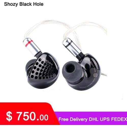 SHOZY Black Hole 3.5mm Monitor Wired Open Single Motion Coil In Ear ACG classical Hong Kong Music Loud Field Earphones earbuds