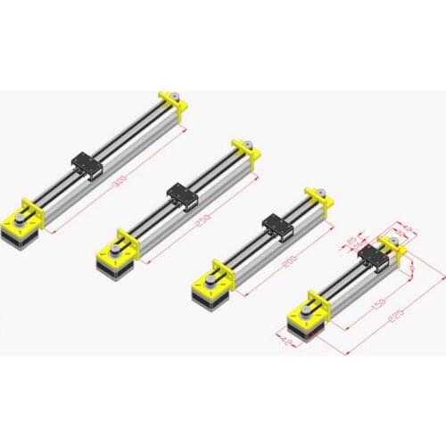 Linear slide Y42-150mm, 200mm, 250mm, 300mm Stepper Motor Double Ball Bearing Guide
