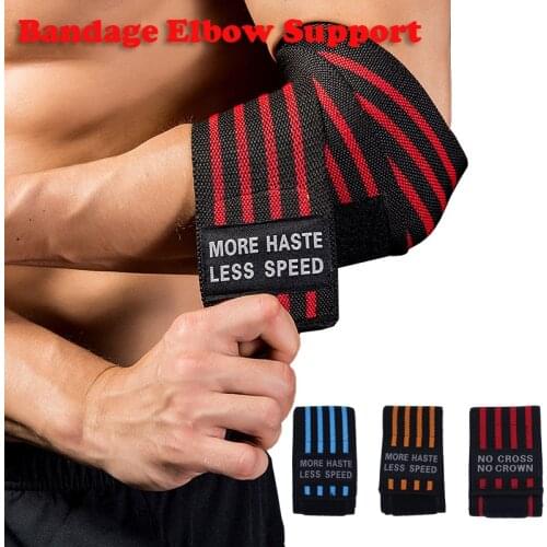 Bandage Elbow Support Adjustable Elbow Pads Wrist Protection Belt for Gym Weightlifting Crossfit Sport Fitness Accessories Band