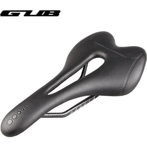 GUB Bike Seat Cushion Cycling Saddle Hollow Carbon Fiber Bycicle Seat Cushion Comfortable Soft Breathable Road Bike Saddle Men