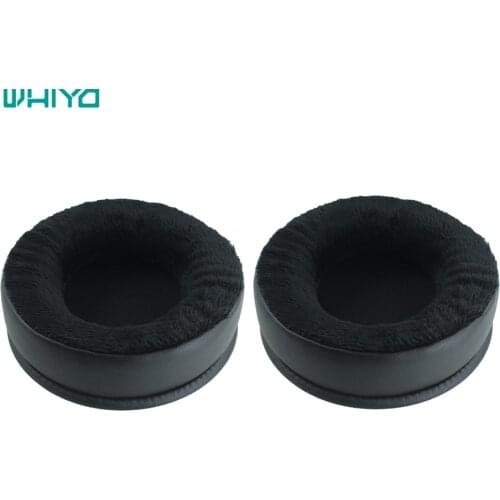 Whiyo Velour Leather Sleeve Ear Pads Cushion Earpads Earmuff Replacement for Audio-Techinca ATH-AD500X ATH-AD700X ATH-AD900X