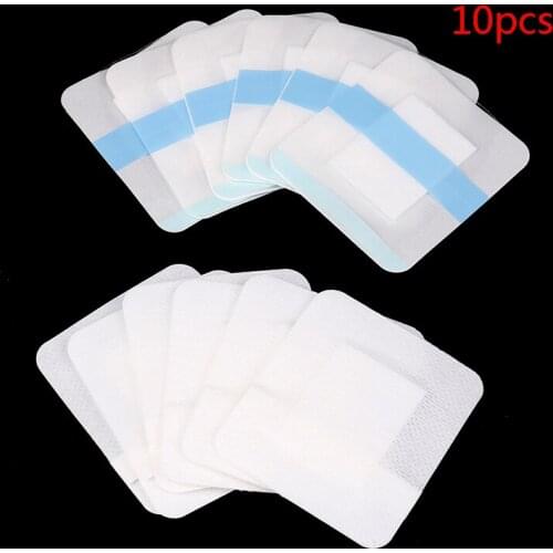 10Pcs Waterproof Transparent Tape PU Film Medical Adhesive Plaster Breathable