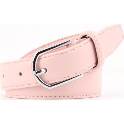 Ke Meiqi Belt Simple Fashion Leather Belt Women Wild Casual Pin Buckle Belt Belt Trousers Women Belt Korean Version Hot Belt