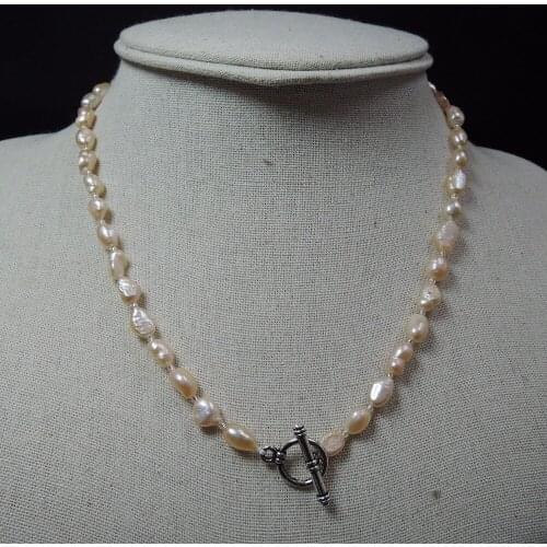 100% NATURE FRESHWATER PEARL NECKLACE,baroque pearl necklace