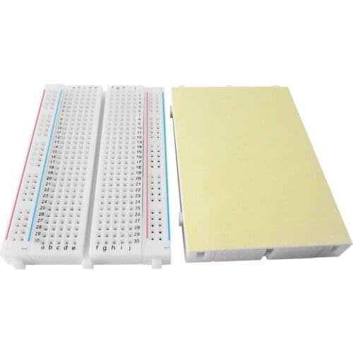 100pcs Quality mini bread board / breadboard 8.5CM x 5.5CM 400 holes