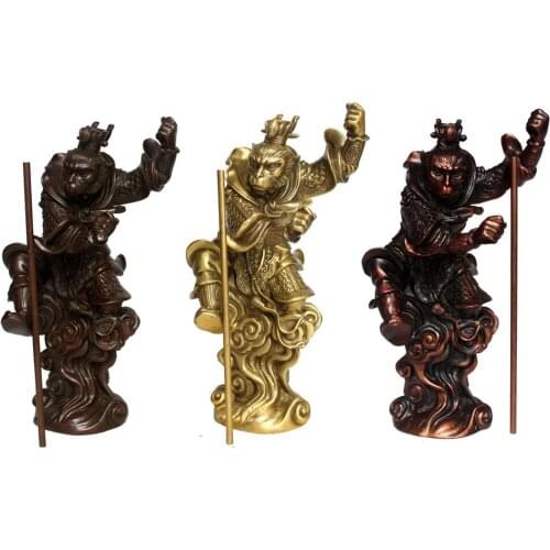 2015 Free Shipping Copper Monkey Luck Monkey China Myth Characters The Monkey King Copper Crafts