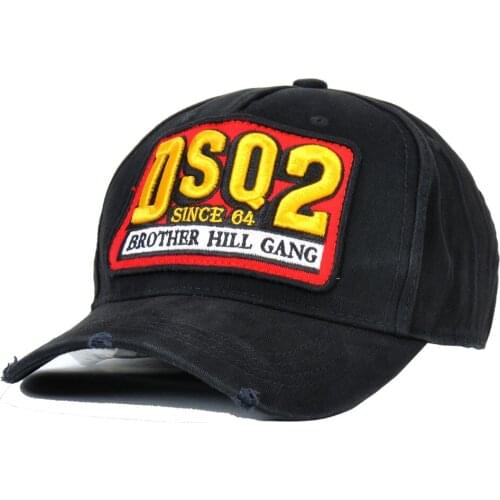 2021 Italy DSQ2 brand Baseball Caps hat black men Baseball Caps cotton unisex Adjustable Baseball Caps letter blue cap D106