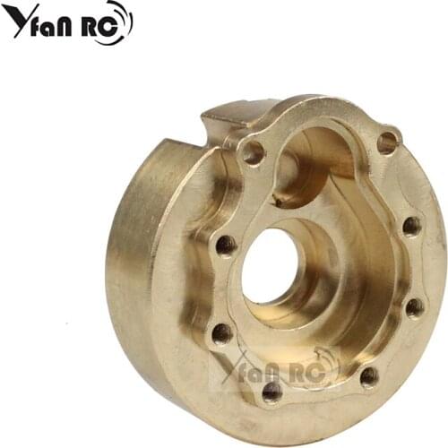 210g/2pcs TRX4 Axle Doors Brass Counterweight Balance Weight Portal Drive Housing for 1:10 RC Crawler Traxxas TRX-4