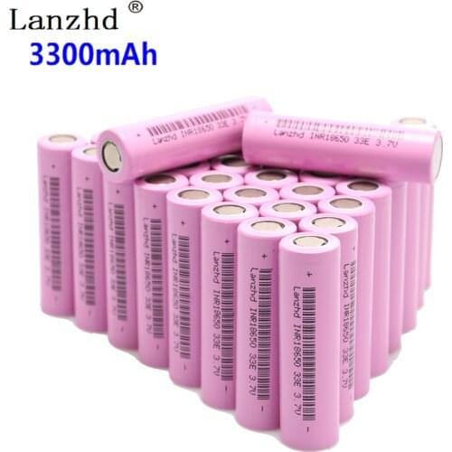 24PCS/Lot 18650 3.7V INR18650 Rechargeable batteries lithium li ion 3.7v 30a large current 18650VTC7 18650 battery