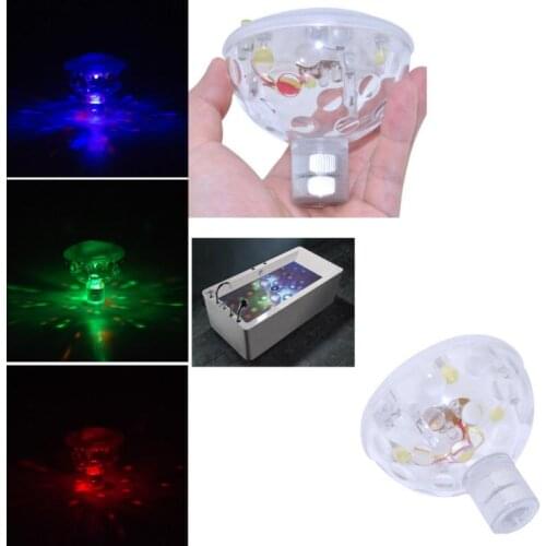 5 Modes Colorful Model Bathtub Lamp Diamond Bath Lamp Creative Swimming Pool Decorative Lamp Underwater Light Outdoor Lighting