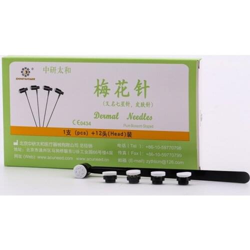 Zhongyantaihe acupuncture massage skin needle with 12 heads seven star plum blossom needles
