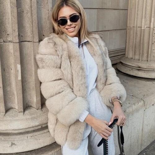 Alabling Long Fur Coats