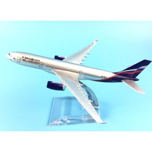 FREE SHIPPING 16CM AEROFLOT A330 METAL ALLOY MODEL PLANE AIRCRAFT MODEL TOY AIRPLANE BIRTHDAY GIFT