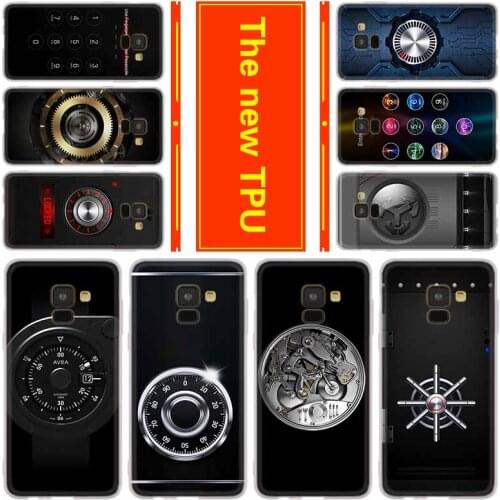 Phone Case for Samsung Galaxy J6 J4 Plus J8 J3 J7 2018 J5 J3 j7 2017 2016 j6 Prime J610 Cover combination lock