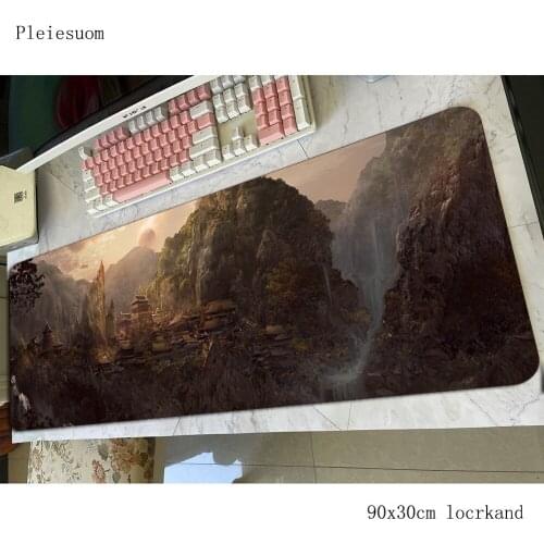 Black desert mouse pad 90x30cm gaming mousepad anime Indie Pop office notbook desk mat Aestheticism padmouse games pc gamer mats