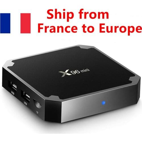 France usa in stock 10pcs /lot X96 mini Android 7.1 Smart TV BOX 2GB 16GB 1GB 8GB Amlogic S905W Quad Core 4K WiFi Set-top box
