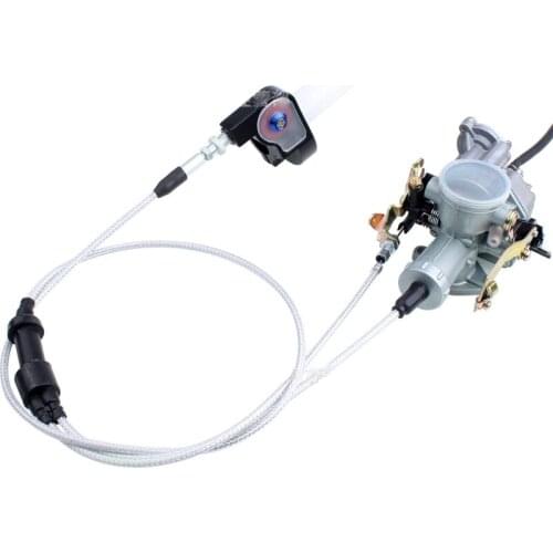 1Set PZ30 30mm Carburetor Accelerating Pump Racing PowerJet Visible Throttle Twister For 200-250CC Engine ATV Quad Dirt Bike