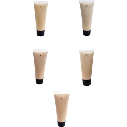 5-color Concealer Liquid Foundation Private Label Custom Logo Easy-on Makeup Base Makeup