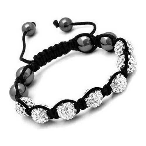 Hotsale gift hot best new micro pave CZ Disco Ball Beads Bracelet fashion Gift jewelry for women men crystal et3fd