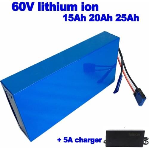 Li ion lithium ion 60V 15Ah 20Ah 25Ah for Electric Car Adult Electric Bicycle City Scooter Chainsaw hedge trimmer weeder