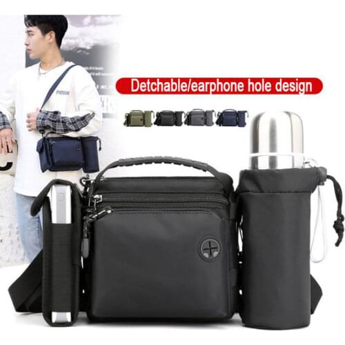 Chest Bag Men Hiking Bags Tactical Sling Shoulder Fishing Bag Bottle Phone Storage Pack Sport Shoulder Bag Crossbody XA918WA