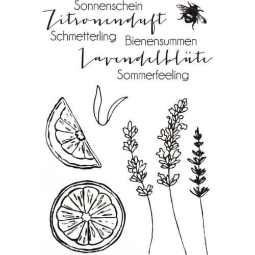 German Clear Stamps Scrapbook Paper Craft Clear stamp scrapbooking X0046