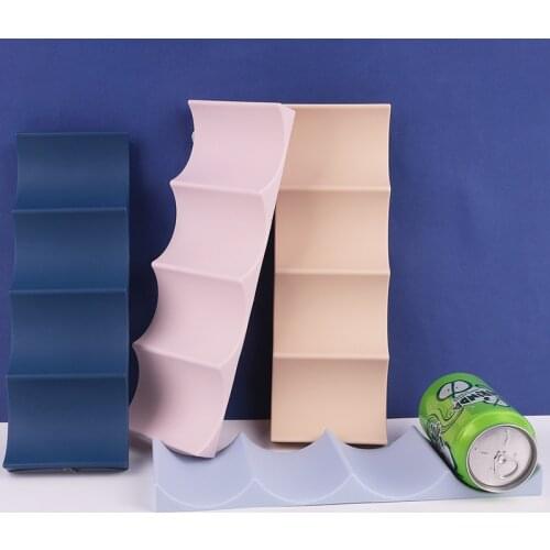 Daily Drink Organizer Tabletop Wine Rack Stackable Bottle Holder Countertop Rack Wine Bottle Pantry Cabinet Refrigerator