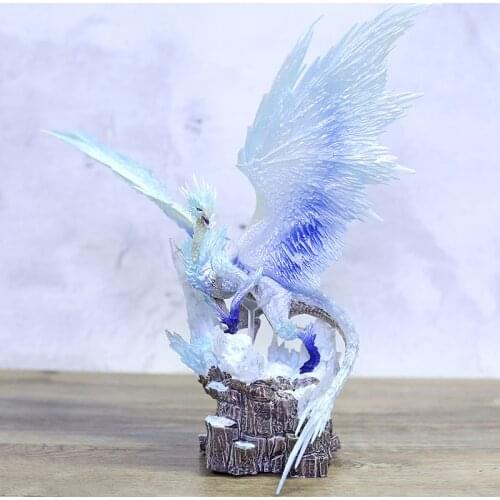 Hot Game Monster Hunter World Iceborne Velkhana Figure Figurine Toy Collectible Model
