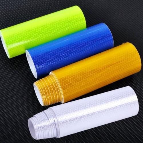 CITALL 4 Colors 3m X 15cm Reflective Safety Warning Conspicuity Tape Film Sticker Length 3M Smooth Surface Water Resistance