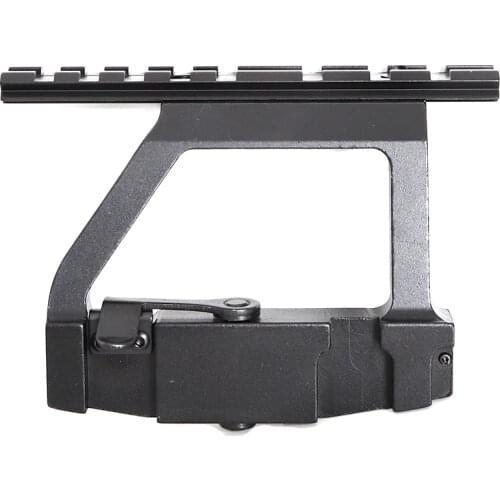 Tactical AK 74U Mount Quick Release 20mm AK Side Rail Lock Sight Mount Base for AK 74U Rifle Hunting Air Rifle Sight Mount