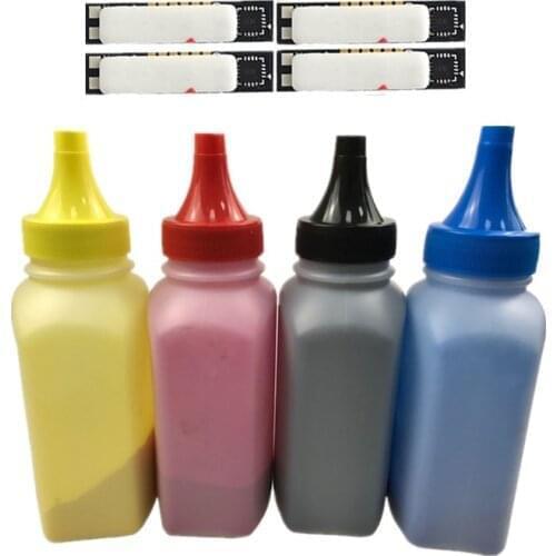 4pcs toner powder + 4 Reset chip For Samsung CLP 310 315 315W CLX 3175FW CLX 3175FN 3175N CLP310N CLP315 CLT 409S K409S Printer