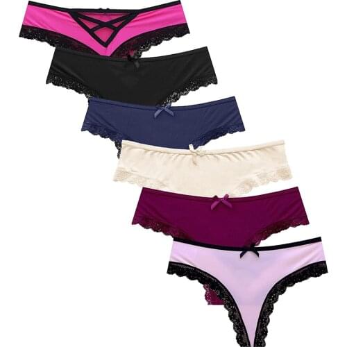 Low Waist Wave Edge Crossband Panties Women Sexy Solid Color Lace Underwear Seamless Sexy Panties Culotte Menstruelle 2021