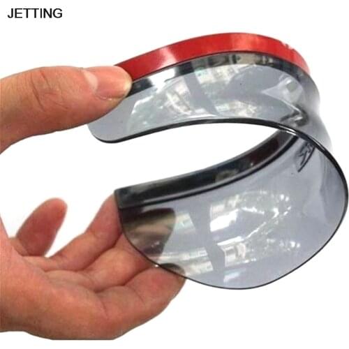 2pcs Universal Flexible PVC Rearview Mirror Rain Shade Rainproof Blades Car Back Mirror Eyebrow Rain Cover Car Acc