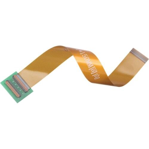 Uxcell Flexible Flat Ribbon Cable with Extension Connector 0.3mm Pitch 51 Pin 150mm Set