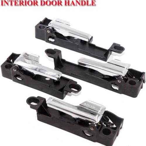 Inside Door Handle Front Rear Left Right Set For Lincoln MKZ 07-12 / Zephyr 2006/ Ford Fusion 06-12/ Mercury Milan 06-11