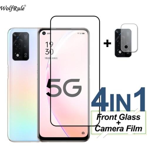 Full Cover Tempered Glass For OPPO A93S 5G Screen Protector Shockproof Protective Phone Camera Lens Film On For OPPO A93 A93S