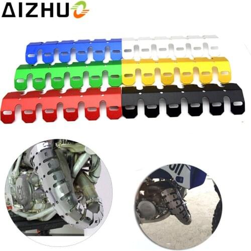 Motorcycle Exhaust Pipe Crash Protector CNC Aluminum For Motocross Dirt Bike Pitbike For RC125 RC 200 EXC 300 SX 125 150 XC