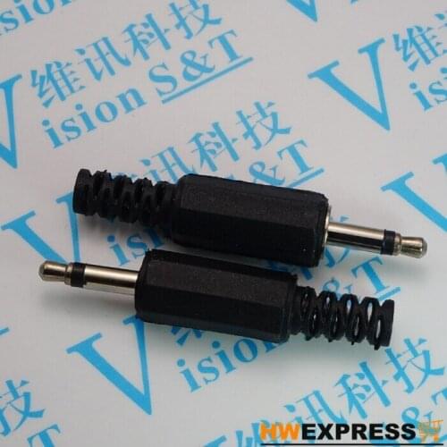 10 PCS 3.5 MM Plug Audio Frequency Plug 3.5 Caliber Aperture Welding Line Plug Double Track Headset Plug Class A Section
