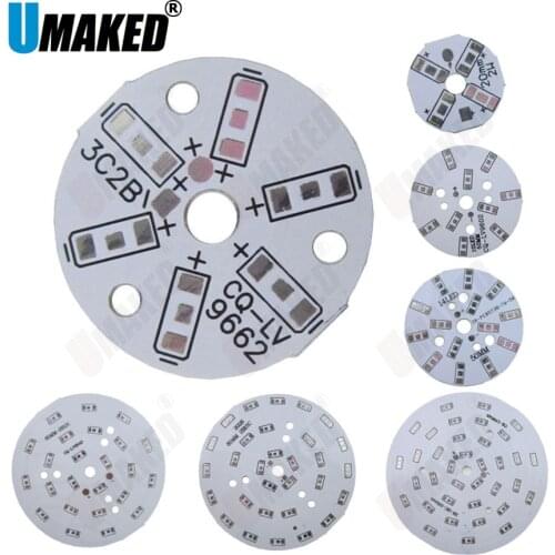 2W 3W 5W 7W 9W 12W 15W 18W 21W LED aluminum plate base board for 5730 5630 leds, Heat sink board, LED PCB board for bulib light