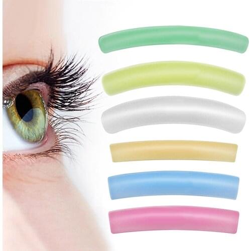6Pairs Eyelash Perm Rod Recycling Lashes Rods Shield lifting 3D Eyelash Curler Makeup Accessories Applicator Tools Used for perm