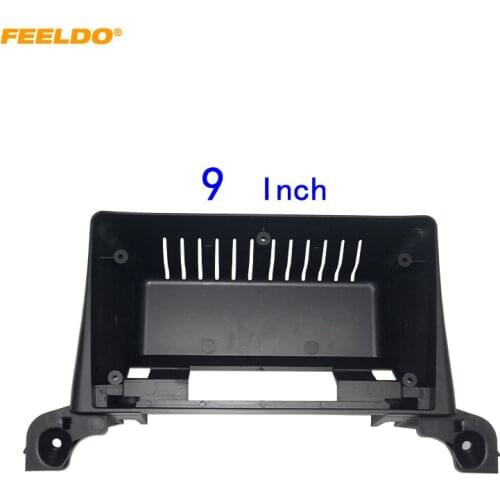 FEELDO Car Audio 2DIN Fascia Frame Adapter For Peugeot 4008/5008 9" Big Screen DVD Player Radio Dash Fitting Panel Frame Kit
