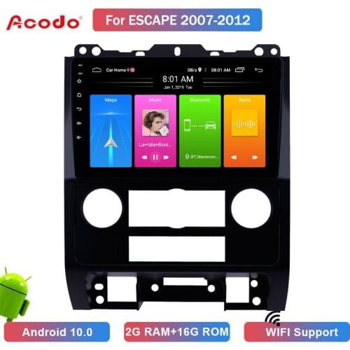 ACODO 2G RAM+16G ROM Android 10.0 Car Radio Multimedia Player For Ford Escape 2007-2012 Navigation GPS 2 din