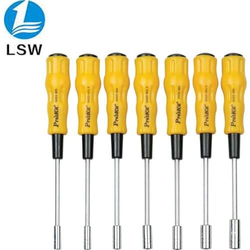 Free Shipping Brand Proskit 1PK-9402 7Pcs Electronic Hex Nut Driver Set, Precision Screwdriver Set