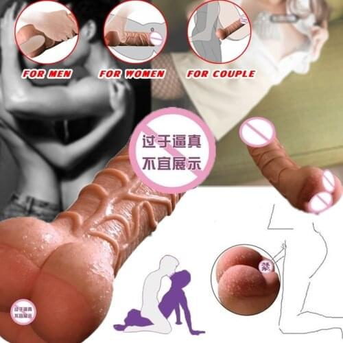 Big Penis Enlargement Sleeve Pussy Ass For Men Masturbator Realistic Dildo Penis For Women Masturbator Couple Sex Toys