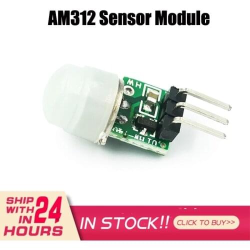 AM312 PIR Motion Body Human Sensor Mini IR Infrared Pyroelectric Detector Module Adjust Human Body Sensors Smart Home Accessory